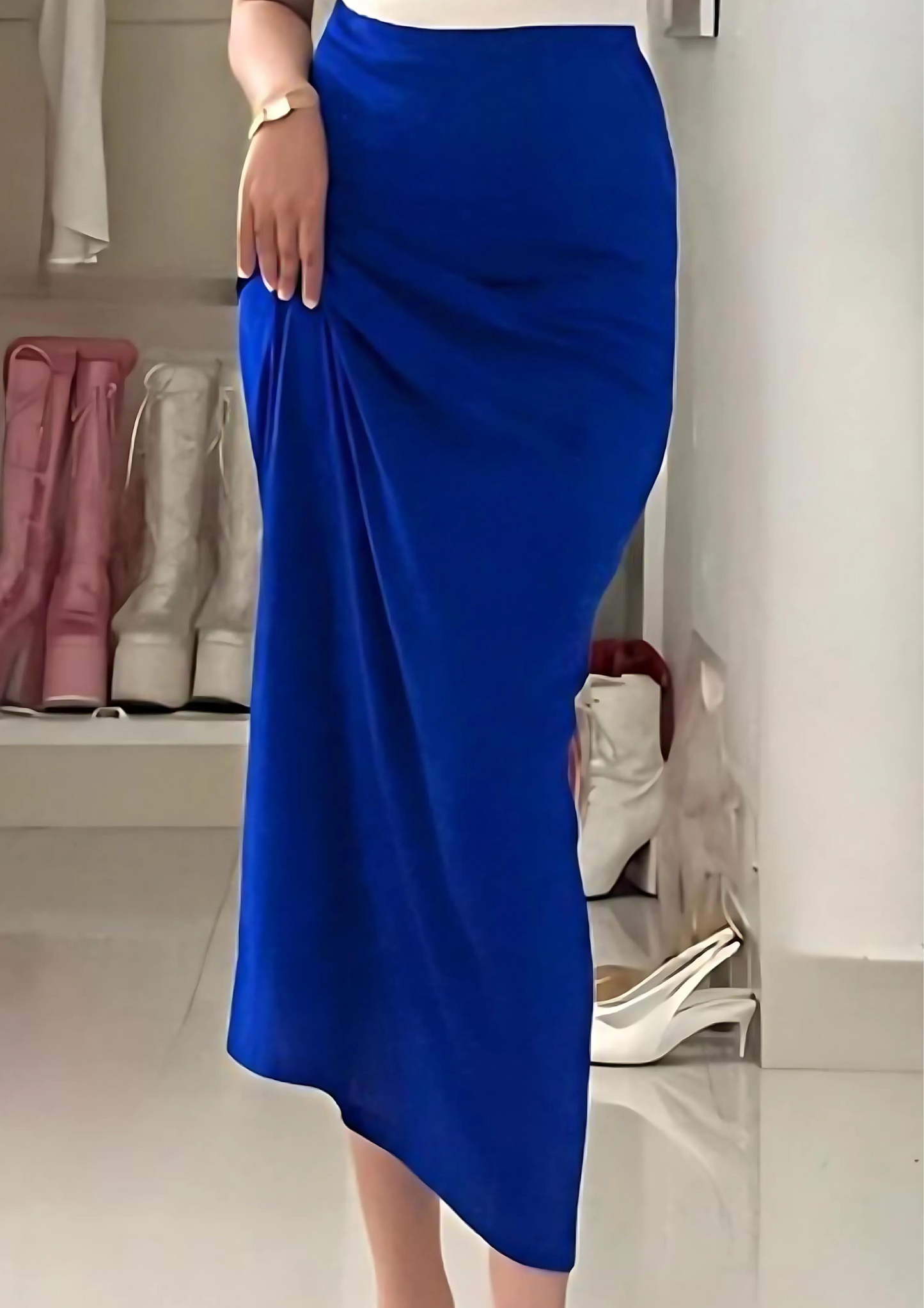 Roisin - Blue Long Skirt